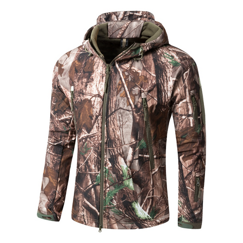 Softshell Special Ops Tactical Jacket Fleece-Lined Hooded Coat – Waterproof, Windproof & Thermal