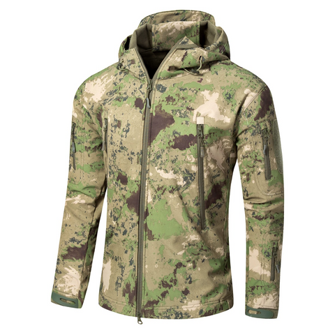 Softshell Special Ops Tactical Jacket Fleece-Lined Hooded Coat – Waterproof, Windproof & Thermal
