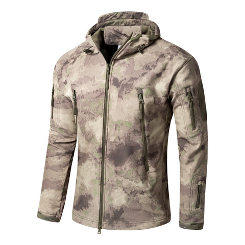 Softshell Special Ops Tactical Jacket Fleece-Lined Hooded Coat – Waterproof, Windproof & Thermal