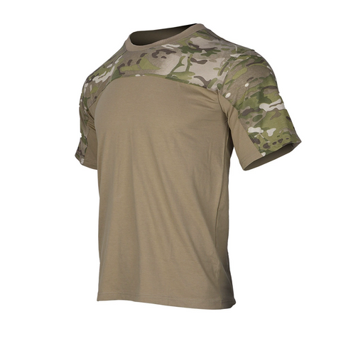 Breathable CP Knit Camo Short Sleeves Combat Shirt