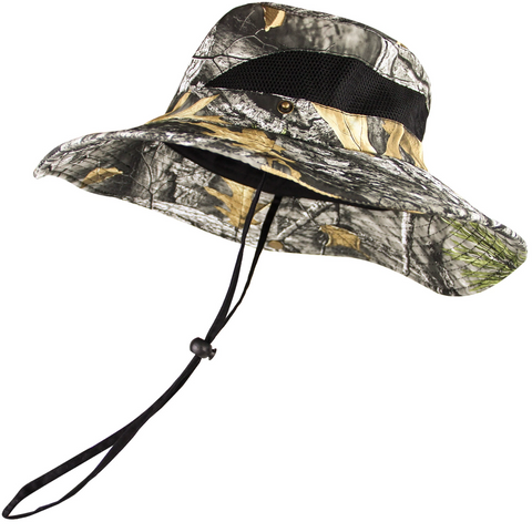 Bionic Tree Camo Wide Brim Outdoor Hunting Hat