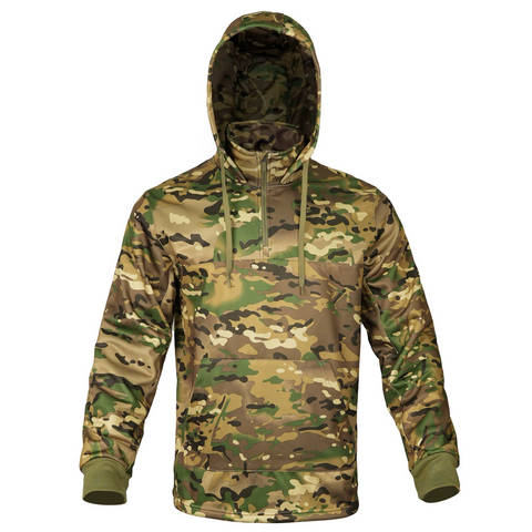 Outdoor Thermal Tactical Camo Fleece Hoodie
