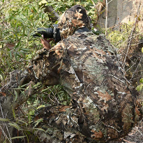 Bionic Camo Outdoor Ghillie Concealment Set —— Tree Camo 2.0
