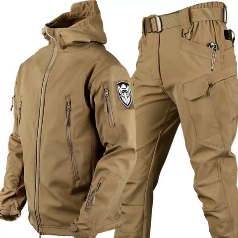 Thermal Windproof Tactical Suits with Polar Fleece Lining