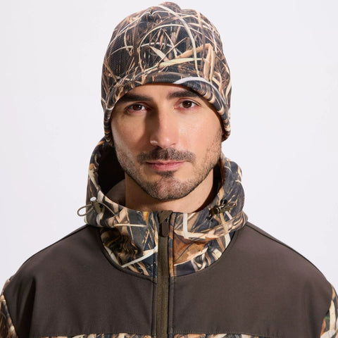 Unisex Camo Beanie Thermal Fleece Winter Hat