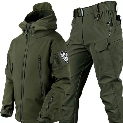 Thermal Windproof Tactical Suits with Polar Fleece Lining