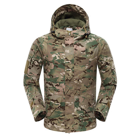 G8 Thickened Tactical Jacket Fleece Hooded Combat Coat