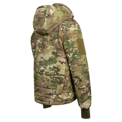 Water-Repellent Thermal Tactical Jacket with Detachable Windproof Hood