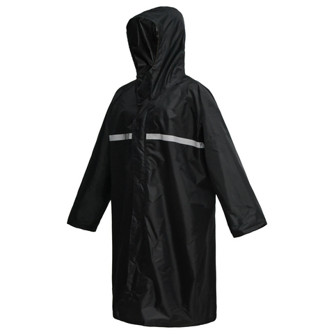 Long Camo Outdoor PU-Taped Raincoat