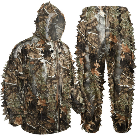 Bionic Camo Outdoor Ghillie Concealment Set —— Tree Camo 2.0