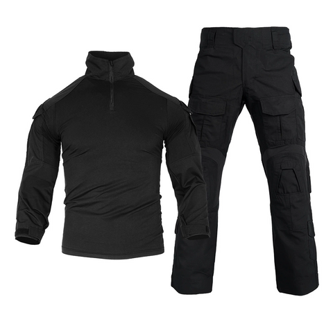 G3 Pro Combat Clothing Suit Tactical Uniform Set——Black CP