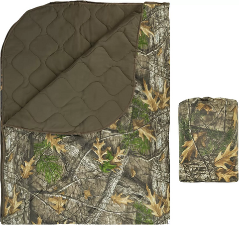 Lightweight Packable Camo Camping Blanket —— 55 × 78.7 inches