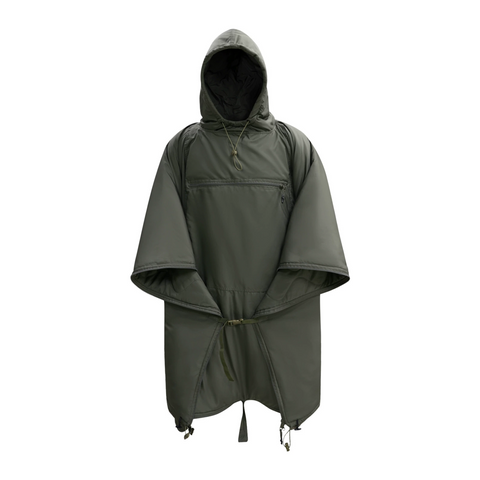 Outdoor Poncho-Style Thermal Camo Sleeping Bag —— 60 × 80 inches