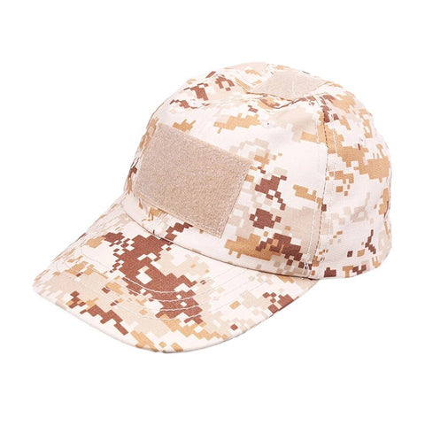 Military-Style Tactical Patch Hat with Adjustable Strap