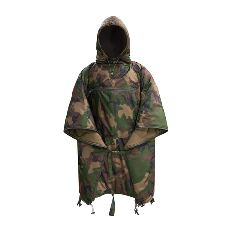 Outdoor Poncho-Style Thermal Camo Sleeping Bag —— 60 × 80 inches