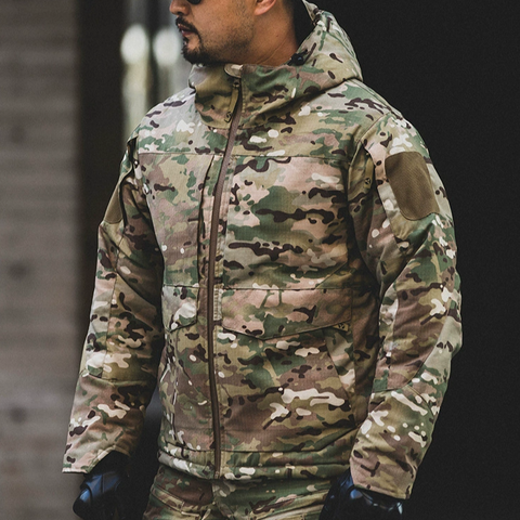 M65 Tactical Ski Jacket with Thermal-Reflective Lining
