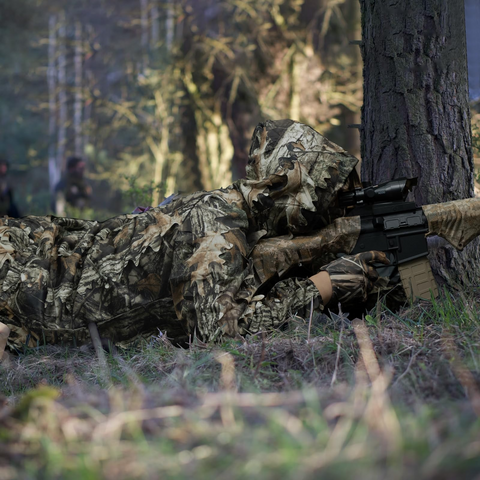 Bionic Camo Outdoor Ghillie Concealment Set —— Tree Camo 2.0