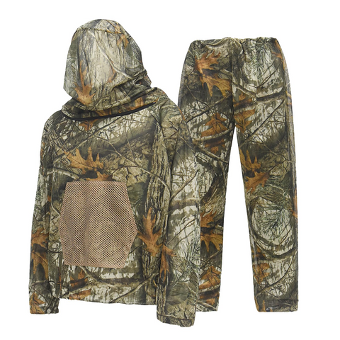 Outdoor Camouflage Ghillie Mosquito Protection Suit