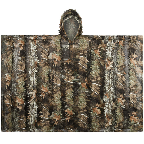 Outdoor Tactical 3D Leaf Camouflage Ghillie Cape Suit