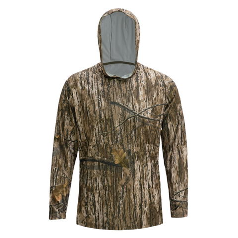Outdoor Lightweight UV Protection Camouflage Hoodie Long Sleeve