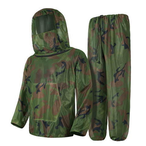 Outdoor Camouflage Ghillie Mosquito Protection Suit