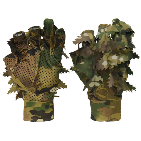 Outdoor Tactical Camouflage Concealment Gloves
