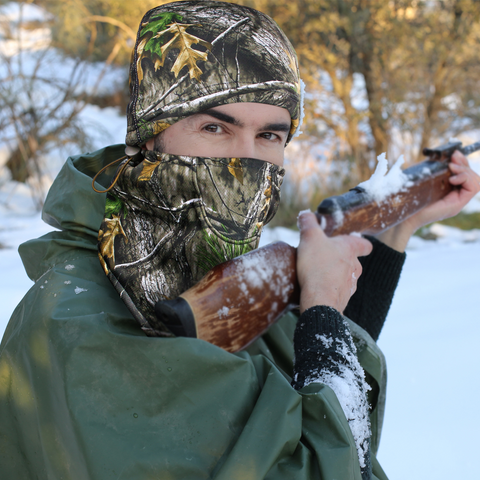 Outdoor Bionic Camo Autumn Winter Balaclava