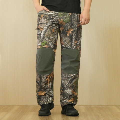 7-Pocket Camo Hunting Pants with Stretch & UV Protection