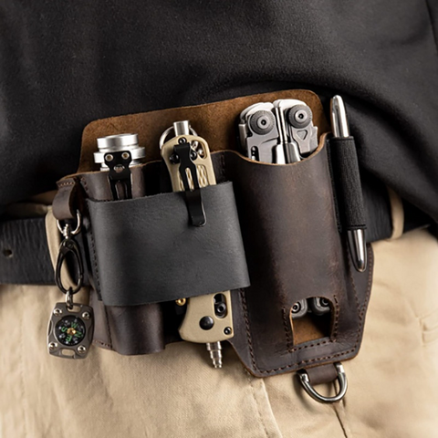 EDC Tactical Tool Pouch – Survival Gear Belt Holster