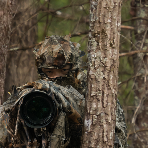 Biomimetic Camo Full Head Cover