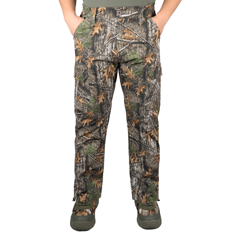 Camo Hunting Pants with 9 Pockets & UV Protection