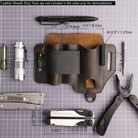 EDC Tactical Tool Pouch – Survival Gear Belt Holster