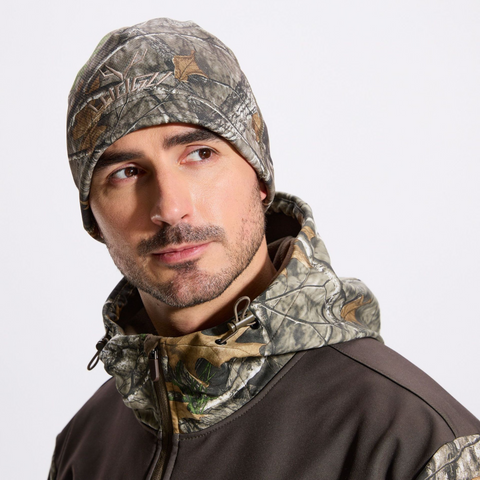 Unisex Camo Beanie Thermal Fleece Winter Hat