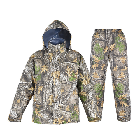 Outdoor Lightweight Camouflage Raincoat Set