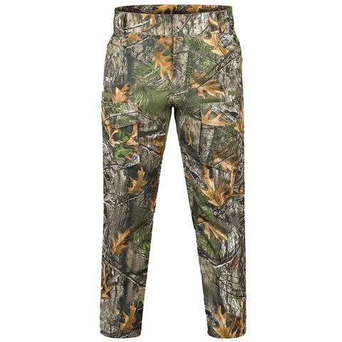 Camo Hunting Pants with 9 Pockets & UV Protection