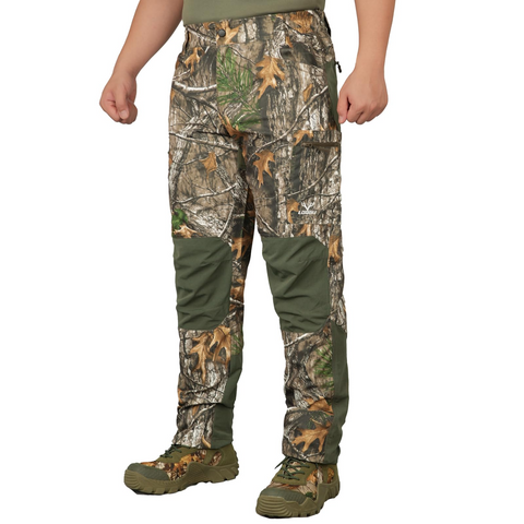7-Pocket Camo Hunting Pants with Stretch & UV Protection