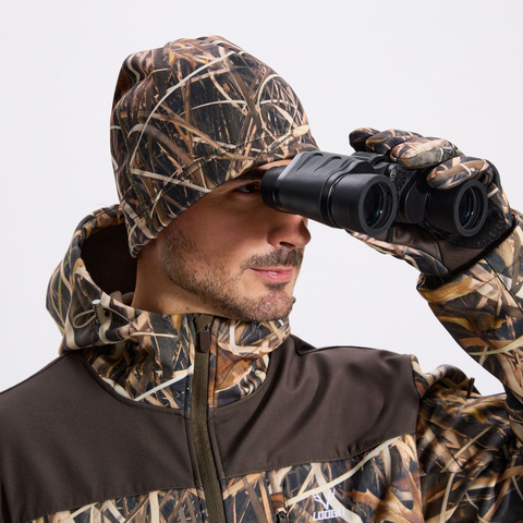 Unisex Camo Beanie Thermal Fleece Winter Hat