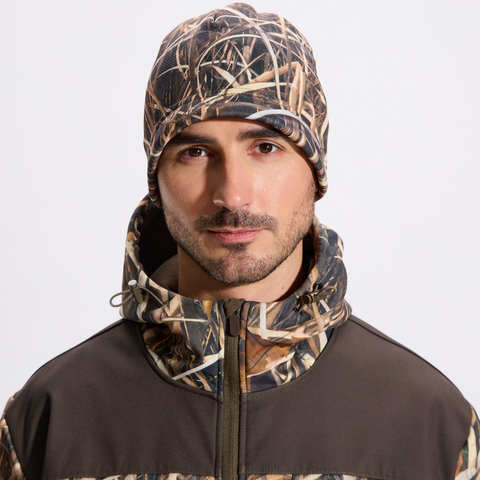 Unisex Camo Beanie Thermal Fleece Winter Hat