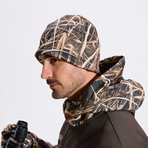 Unisex Camo Beanie Thermal Fleece Winter Hat