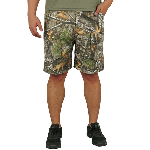 Outdoor Lightweight Quick-Dry Camo Cargo Shorts