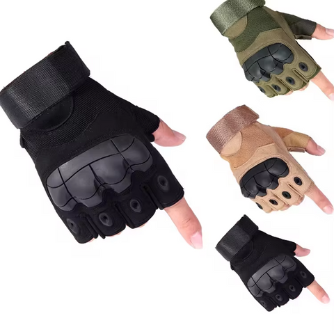 Military Half-Finger Combat Gloves – For Tactical Training, Outdoor Survival, Cycling, Hiking, Hunting, Climbing