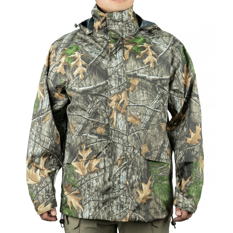 Waterproof Breathable Lightweight Camo Rain Jacket