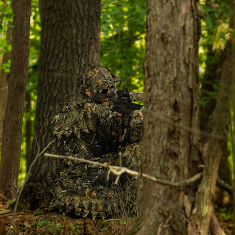 Bionic Camo Outdoor Ghillie Concealment Set —— Tree Camo 2.0