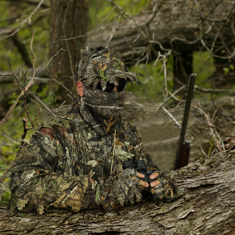 Bionic Camo Outdoor Ghillie Concealment Set —— Tree Camo 2.0