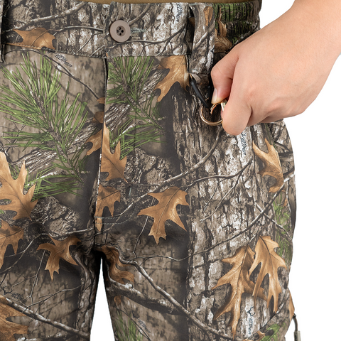 Insulated Fleece Lined Hunting Camo Pants with 5 Pockets