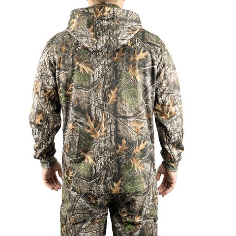 Hunting Tree Camo Fleece Hoodie – Warm, Durable & Outdoor Ready