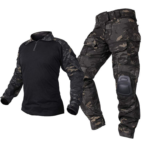G3 Pro Combat Clothing Suit Tactical Uniform Set——Black CP