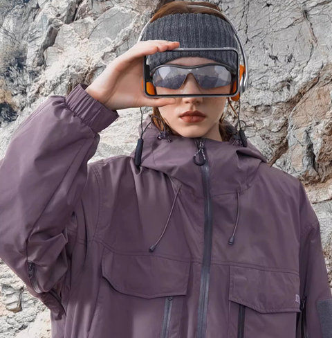 Unisex Gorpcore Lightweight Hard Shell Hiking & Mountaineering 3-in-1 Jacket